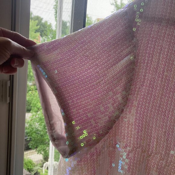 TORRID White Iridescent Sequins Crop Tee SIZE 0 - Picture 10 of 12